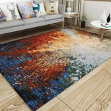 Contemporary Modern Rug Colorful Abstract Splash Ink Pattern Rug Polyester Washable Non-Slip Carpet for Home Decoration Red Clearhalo 'Area Rug' 'Modern' 'Rugs' Rug' 1585349