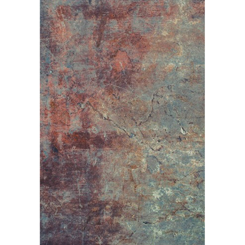 Modern Living Room Rug Multicolored Abstract Rust Print Rug Polyester Washable Pet Friendly Area Rug Clearhalo 'Area Rug' 'Modern' 'Rugs' Rug' 1585358