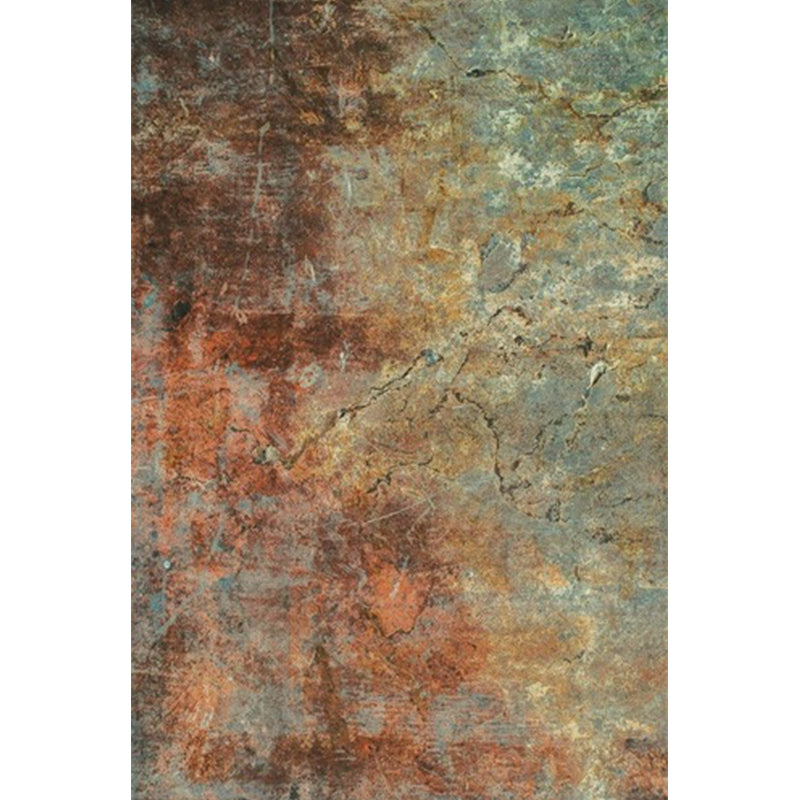 Modern Living Room Rug Multicolored Abstract Rust Print Rug Polyester Washable Pet Friendly Area Rug Clearhalo 'Area Rug' 'Modern' 'Rugs' Rug' 1585365