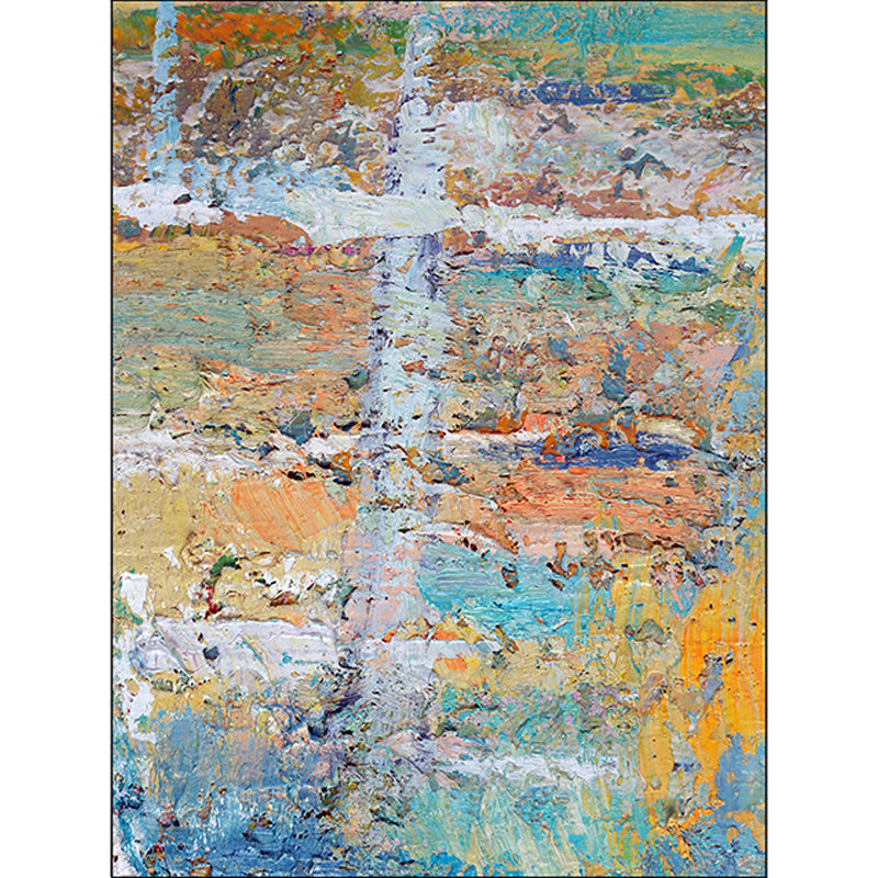 Colorful Bedroom Rug Modern Abstract Oil Painting Pattern Area Rug Polyester Non-Slip Machine Washable Carpet Clearhalo 'Area Rug' 'Modern' 'Rugs' Rug' 1585379