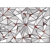 Unique Geometric Print Rug Grey Simple Rug Polyester Washable Non-Slip Backing Area Rug for Living Room Clearhalo 'Area Rug' 'Modern' 'Rugs' Rug' 1585740