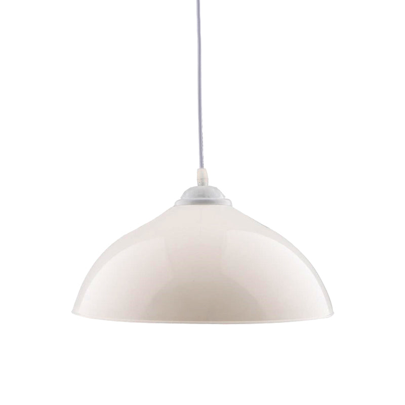 Metallic Bowl Pendant Lighting Modernism 1 Light Dining Room Hanging Ceiling Light in Polished Black/Grey Clearhalo 'Ceiling Lights' 'Modern Pendants' 'Modern' 'Pendant Lights' 'Pendants' Lighting' 159052