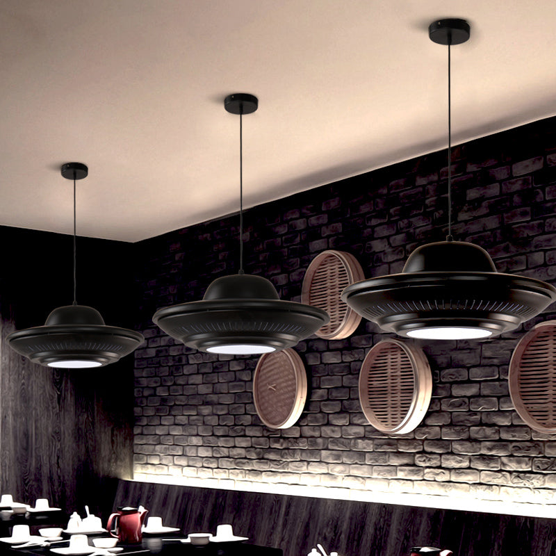 Antique Stylish UFO Pendant Light Metal Cool Suspension Light for Restaurant Dining Room Clearhalo 'Ceiling Lights' 'Pendant Lights' 'Pendants' Lighting' 159225