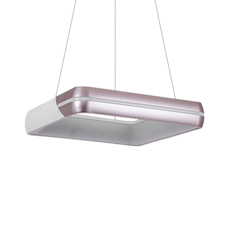 Rose Gold Ring Suspension Light Modern LED Metal Hanging Light Fixture for Dining Room, 18"/19"/21.5"/30" Wide Clearhalo 'Ceiling Lights' 'Modern Pendants' 'Modern' 'Pendant Lights' 'Pendants' Lighting' 159416