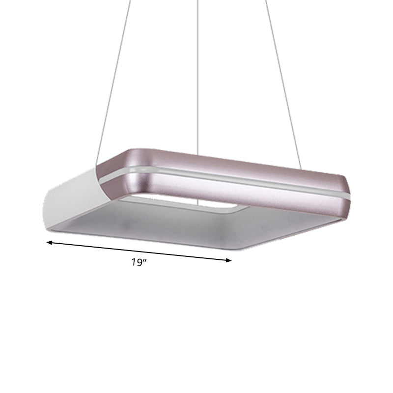 Rose Gold Ring Suspension Light Modern LED Metal Hanging Light Fixture for Dining Room, 18"/19"/21.5"/30" Wide Clearhalo 'Ceiling Lights' 'Modern Pendants' 'Modern' 'Pendant Lights' 'Pendants' Lighting' 159417