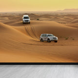 Desert Driving Adventure Mural Wallpaper Modern Moisture Resistant Boys Room Wall Art, Custom Clearhalo 'Wall Decor' 'Wall Mural' 1596430