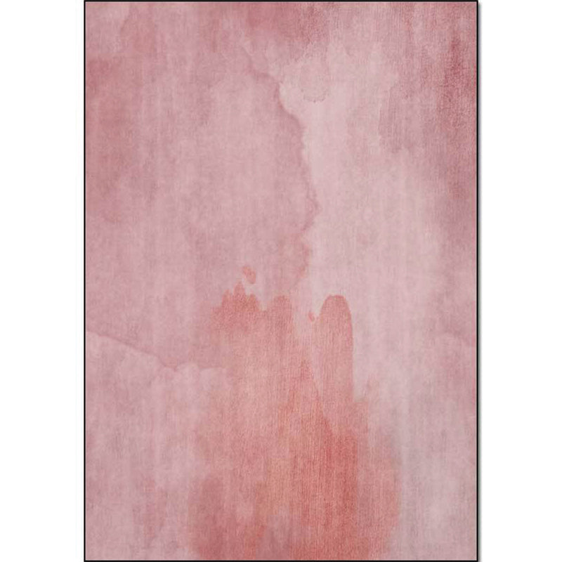 Unique Abstract Rug Pink Simple Rug Polyester Washable Anti-Slip Backing Area Rug for Living Room Clearhalo 'Area Rug' 'Modern' 'Rugs' Rug' 1597448