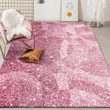 Pink Bedroom Rug Modern Sparkling Pattern Area Rug Polyester Pet Friendly Stain-Resistant Carpet Pink Clearhalo 'Area Rug' 'Modern' 'Rugs' Rug' 1608830