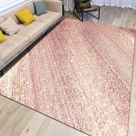 Modern Living Room Rug in Pink Glaming Stripe Print Rug Polyester Non-Slip Machine Washable Area Rug Clearhalo 'Area Rug' 'Modern' 'Rugs' Rug' 1609562