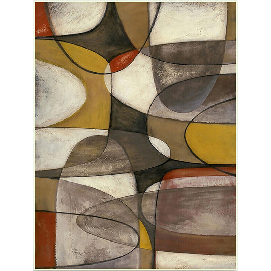 Modern Abstract Rug Brown and Yellow Polyester Rug Machine Washable Non-Slip Area Rug for Bedroom Clearhalo 'Area Rug' 'Modern' 'Rugs' Rug' 1612087