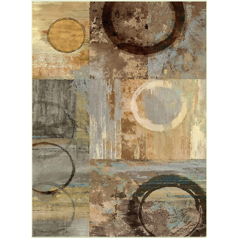 Novelty Abstract Rug Light Brown Polyester Rug Machine Washable Non-Slip Area Rug for Bedroom Clearhalo 'Area Rug' 'Modern' 'Rugs' Rug' 1612215