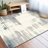 Industrial Abstract Rug Light Yellow Polyester Rug Machine Washable Non-Slip Area Rug for Bedroom Clearhalo 'Area Rug' 'Modern' 'Rugs' Rug' 1613187