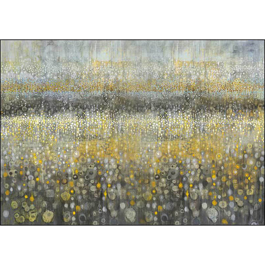 Novelty Abstract Rug Grey and Yellow Polyester Rug Machine Washable Non-Slip Area Rug for Bedroom Clearhalo 'Area Rug' 'Modern' 'Rugs' Rug' 1613484