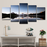 Wereldwijd geïnspireerde Bucsp Lake Canvas Blue Dining Room Wall Art Print, meerdere stukken