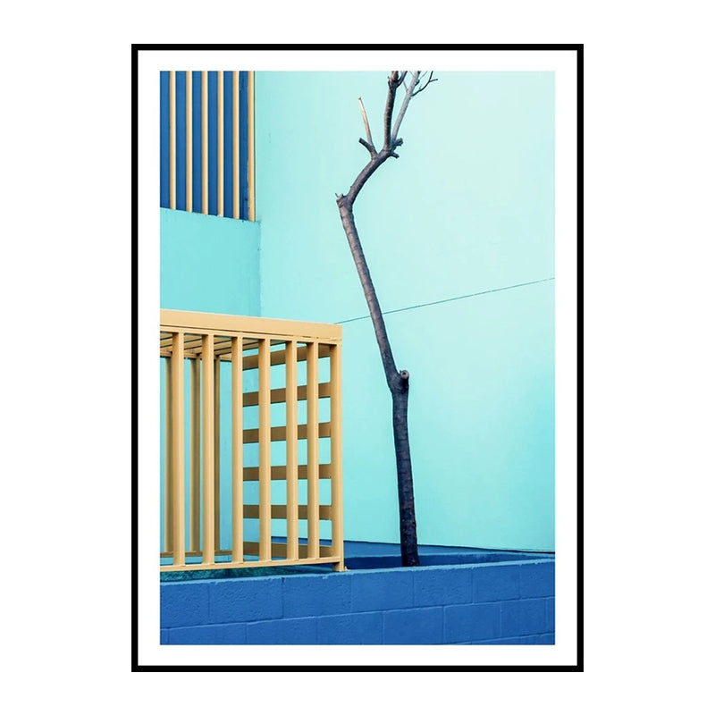 Illustration Balcony Canvas Wall Art for Home Gallery, Light Color, Texture Surface Clearhalo 'Art Gallery' 'Canvas Art' 'Contemporary Art Gallery' 'Modern' Arts' 1616600