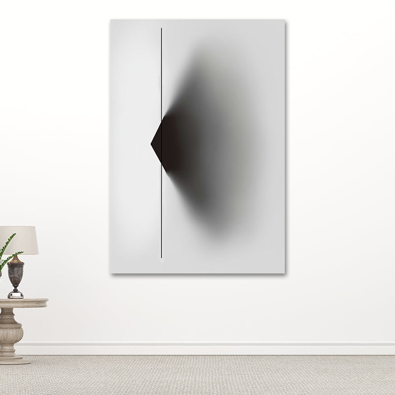 Minimalistic Abstract Painting Canvas Textured Light-Color Wall Art for Corridor Clearhalo 'Art Gallery' 'Canvas Art' 'Contemporary Art Gallery' 'Modern' Arts' 1616606