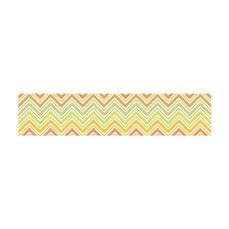 Chevron Pattern Wallpaper Border Yellow PVC Wall Covering, Peel and Paste, 6.5' x 4" Clearhalo 'Modern wall decor' 'Modern' 'Wallpaper' Wall Decor' 1618102