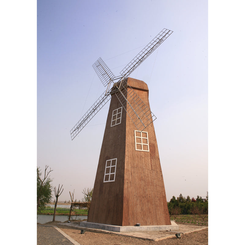 Whole Windmill Mural Wallpaper for Wall Decor Contemporary Girls Room Wall Covering Clearhalo 'Wall Decor' 'Wall Mural' 1627051