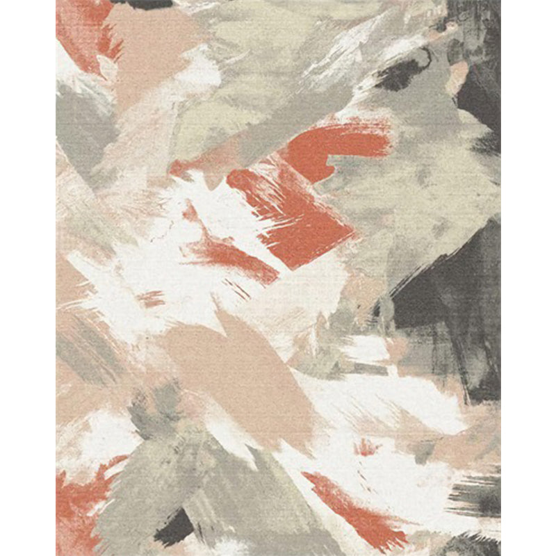 Nordic Modern Rug in Grey Abstract Painting Pattern Rug Polyester Pet Friendly Carpet for Home Decoration Clearhalo 'Area Rug' 'Modern' 'Rugs' Rug' 1634382