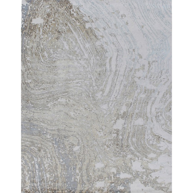 Grey Bedroom Rug Modern Abstract Cement Pattern Area Rug Polyester Washable Stain-Resistant Carpet Clearhalo 'Area Rug' 'Modern' 'Rugs' Rug' 1636517