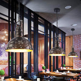 Chimney Restaurant Down Lighting Loft Style Metallic 1 Light Rust Hanging Ceiling Lamp Rust Clearhalo 'Art Deco Pendants' 'Cast Iron' 'Ceiling Lights' 'Ceramic' 'Crystal' 'Industrial Pendants' 'Industrial' 'Metal' 'Middle Century Pendants' 'Pendant Lights' 'Pendants' 'Tiffany' Lighting' 1636942