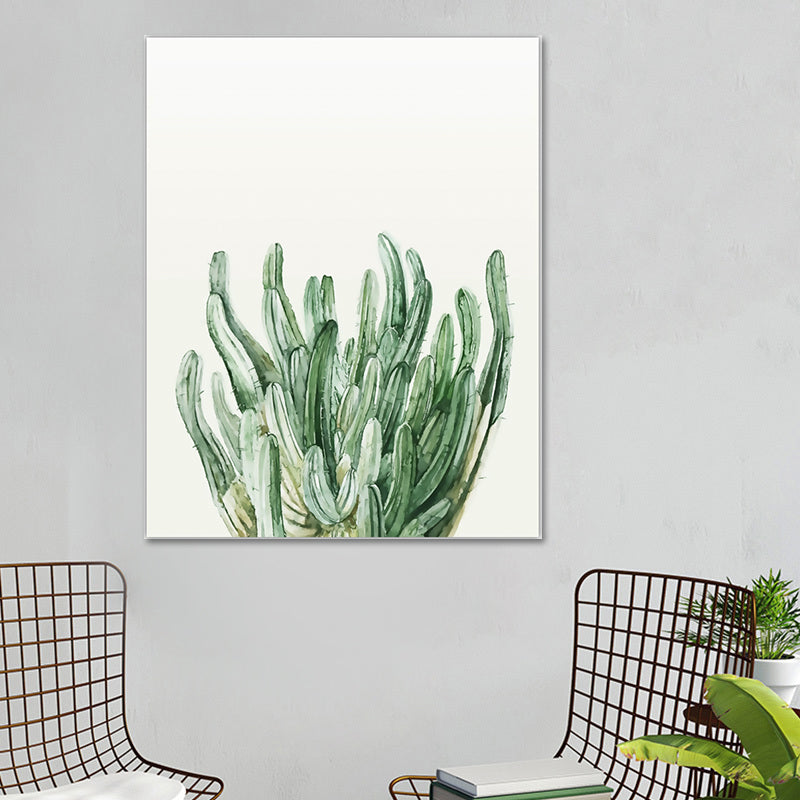 Botanic Leaf Print Wall Art Minimalism Textured Canvas in Pastel Color for Living Room Light Green Clearhalo 'Art Gallery' 'Canvas Art' 'Contemporary Art Gallery' 'Modern' Arts' 1641376