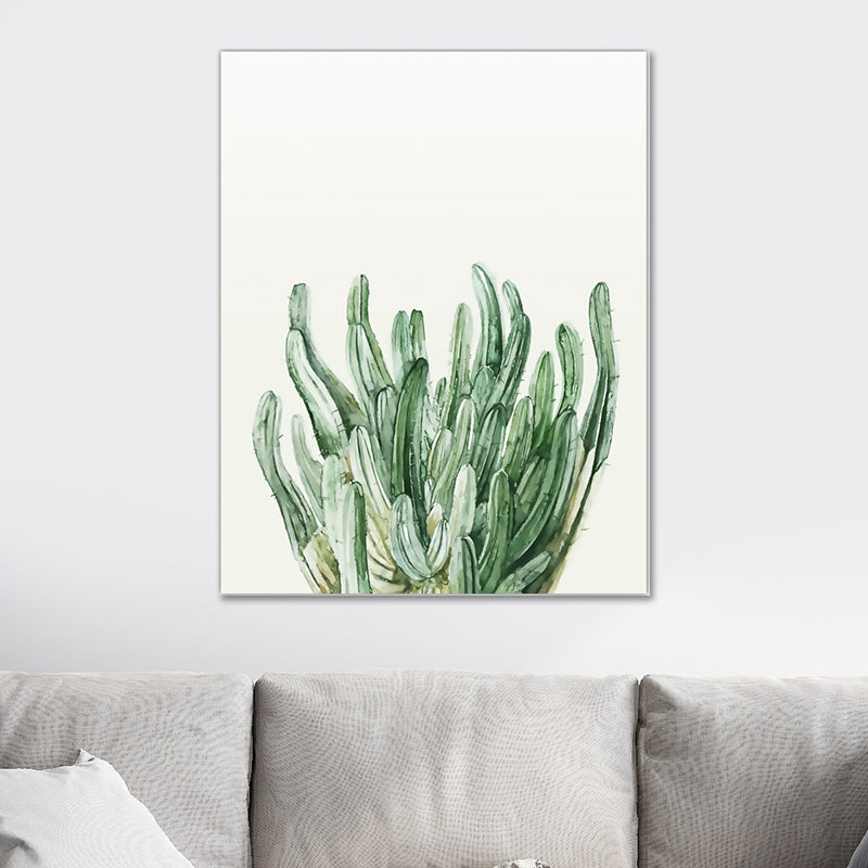 Botanic Leaf Print Wall Art Minimalism Textured Canvas in Pastel Color for Living Room Clearhalo 'Art Gallery' 'Canvas Art' 'Contemporary Art Gallery' 'Modern' Arts' 1641378