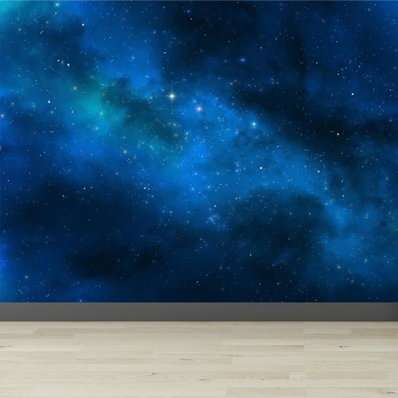 Supernatural Starry Sky Mural Wallpaper for Dining Room Universe Wall Art, Custom Clearhalo 'Wall Decor' 'Wall Mural' 1647115