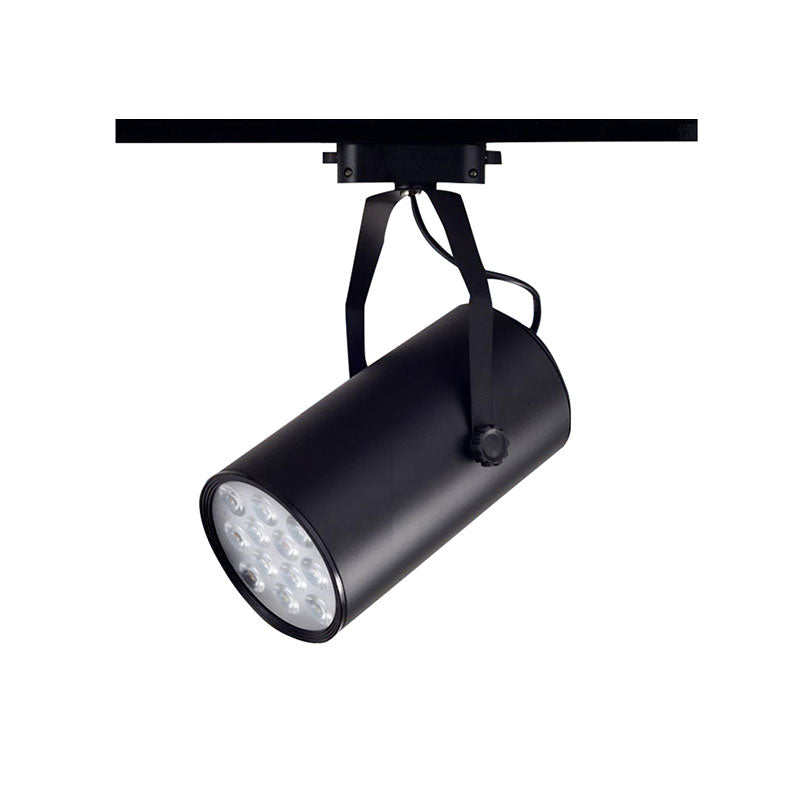 Cylindrical Shade Restaurant Semi Flush Light Loft Stylish Metal LED Black/White Adjustable Ceiling Fixture Clearhalo 'Ceiling Lights' 'Close To Ceiling Lights' 'Close to ceiling' 'Semi-flushmount' Lighting' 164969