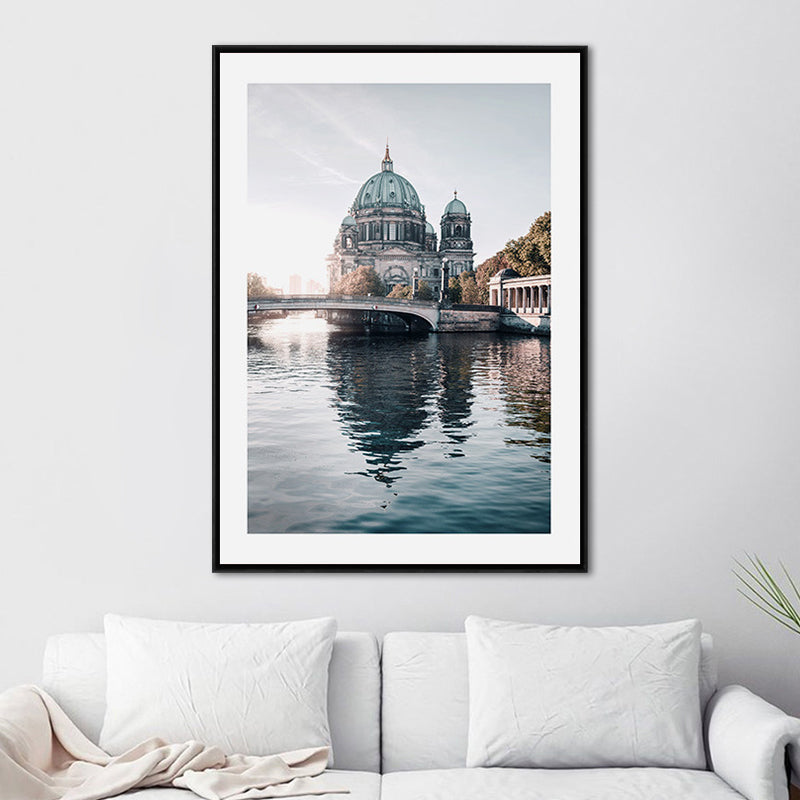 Photograph Print Contemporary Canvas Landmark in Soft Color, Multiple Size Options - Clearhalo - 'Arts' - 'Canvas Art' - 1652874