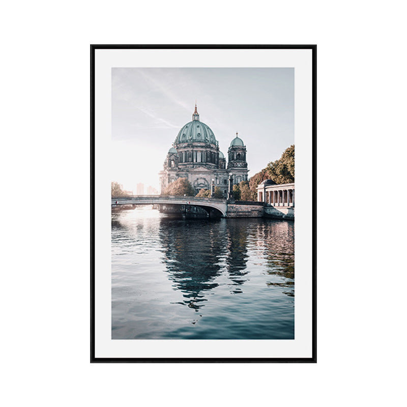 Photograph Print Contemporary Canvas Landmark in Soft Color, Multiple Size Options - Clearhalo - 'Arts' - 'Canvas Art' - 1652875