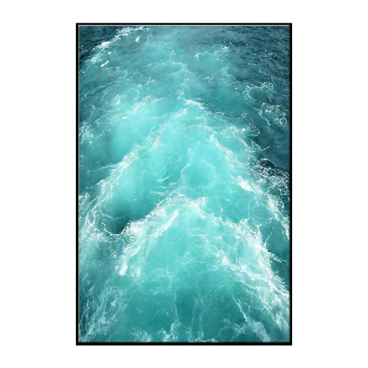 Ocean Waves Print Wall Art Modern Enchanting Seascape Canvas in Light Color for Room Clearhalo 'Art Gallery' 'Canvas Art' 'Contemporary Art Gallery' 'Modern' Arts' 1653047