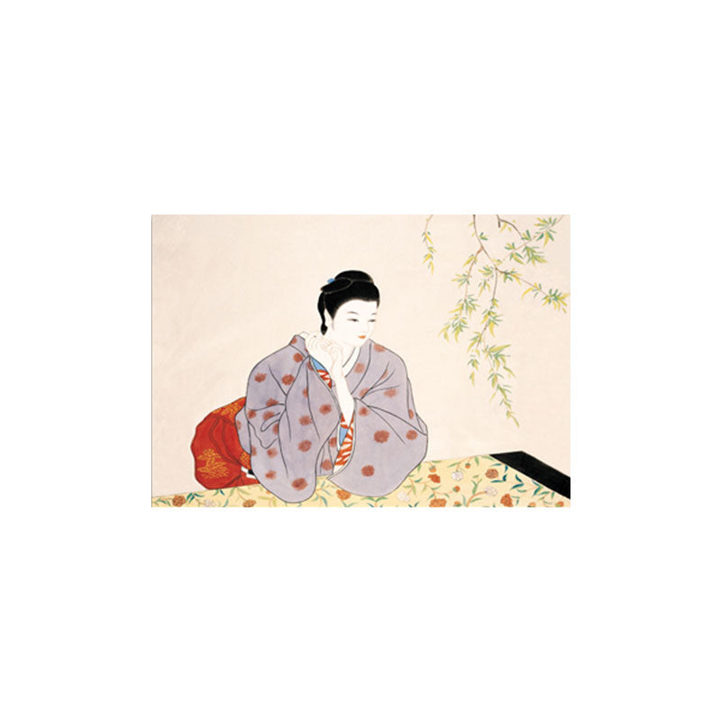 Asian Geisha women on painted popular canvas