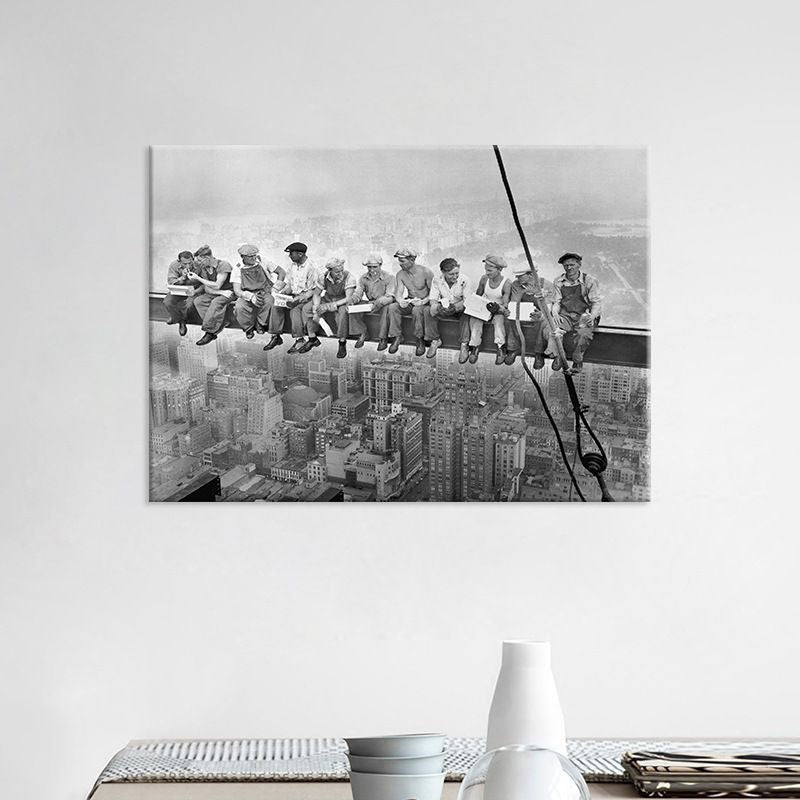 Nostalgic Photographic Labors Wall Art Decor in Grey Textured Canvas Print for Home Clearhalo 'Art Gallery' 'Canvas Art' 'Contemporary Art Gallery' 'Modern' Arts' 1654942