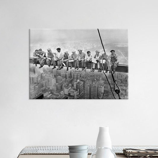 Nostalgic Photographic Labors Wall Art Decor in Grey Textured Canvas Print for Home Clearhalo 'Art Gallery' 'Canvas Art' 'Contemporary Art Gallery' 'Modern' Arts' 1654942