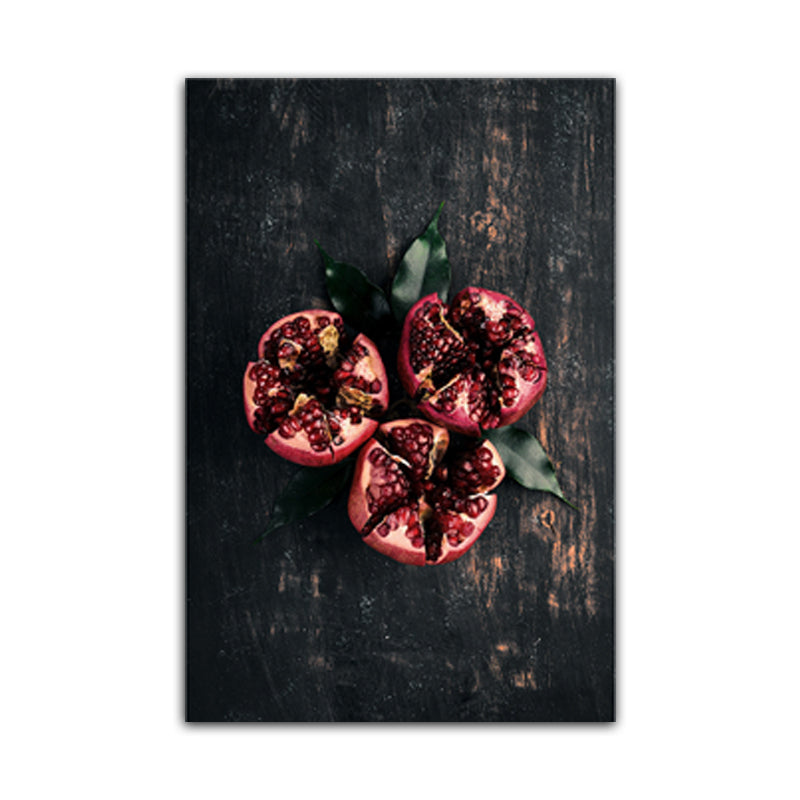 Photo of Food Making Canvas Print Contemporary Textured Kitchen Wall Art, Dark Color Clearhalo 'Art Gallery' 'Canvas Art' 'Contemporary Art Gallery' 'Modern' Arts' 1655060