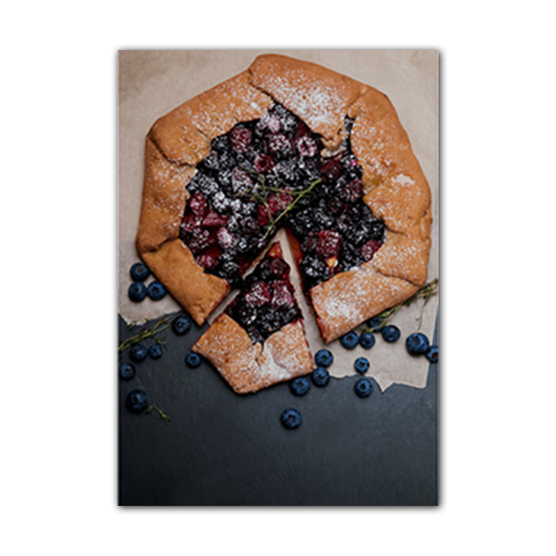 Photo of Food Making Canvas Print Contemporary Textured Kitchen Wall Art, Dark Color Clearhalo 'Art Gallery' 'Canvas Art' 'Contemporary Art Gallery' 'Modern' Arts' 1655067