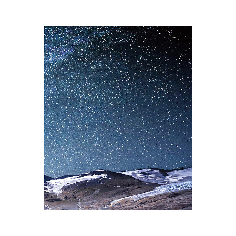Starry Night Sky Wall Art Contemporary Textured Living Room Canvas Print in Dark Color Clearhalo 'Art Gallery' 'Canvas Art' 'Contemporary Art Gallery' 'Modern' Arts' 1655632