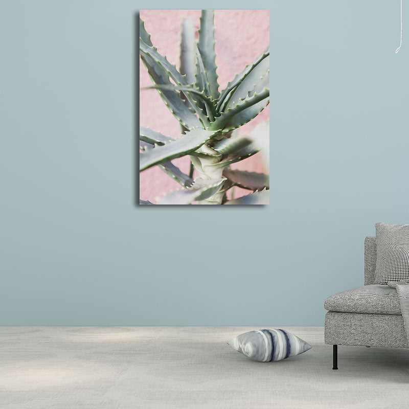 Botanical Wall Art Nordic Textured Living Room Canvas Print in Light Color Clearhalo 'Arts' 'Canvas Art' 1655790