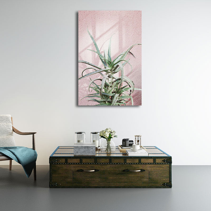 Botanical Wall Art Nordic Textured Living Room Canvas Print in Light Color Dark Green Clearhalo 'Arts' 'Canvas Art' 1655799