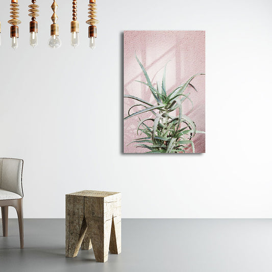 Botanical Wall Art Nordic Textured Living Room Canvas Print in Light Color Clearhalo 'Arts' 'Canvas Art' 1655800