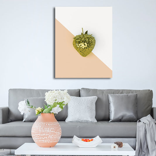 Geometric Canvas Wall Art Nordic Style Tasty Fruit Print Wall Decor in Bright Color Clearhalo 'Arts' 'Canvas Art' 1657054