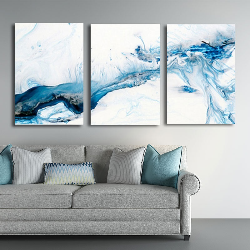 Liquid Canvas Wall Art Modern Enchanting Abstract Painting in Soft Color for Home Clearhalo 'Art Gallery' 'Canvas Art' 'Contemporary Art Gallery' 'Modern' Arts' 1658309