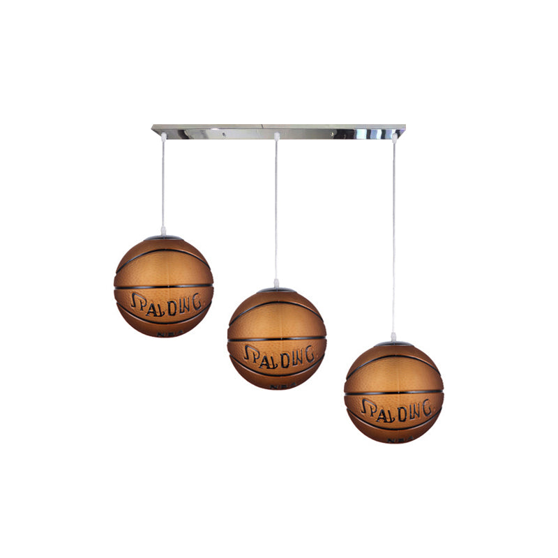Hanging Lamps for Bedroom, 3 Lights Modern Ceiling Fixture in Chrome for Boys Clearhalo 'Ceiling Lights' 'Chandeliers' 'Glass shade' 'Glass' 'Pendant Lights' 'Pendants' Lighting' 167530