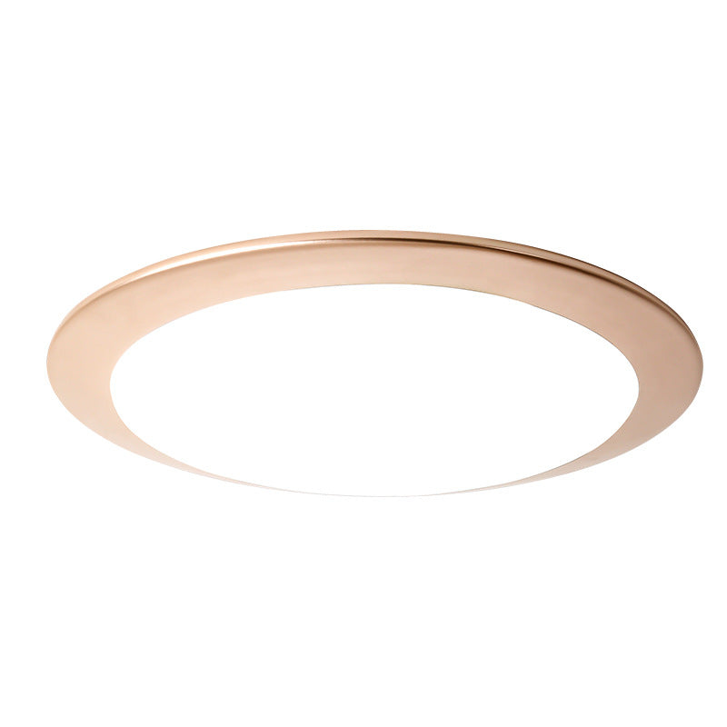 Flying Saucer Flush Ceiling Light Nordic Acrylic Gold/Silver 16"/20" Dia Integrated LED Ceiling Lamp for Bedroom Clearhalo 'Ceiling Lights' 'Close To Ceiling Lights' 'Close to ceiling' 'Flush mount' Lighting' 167649