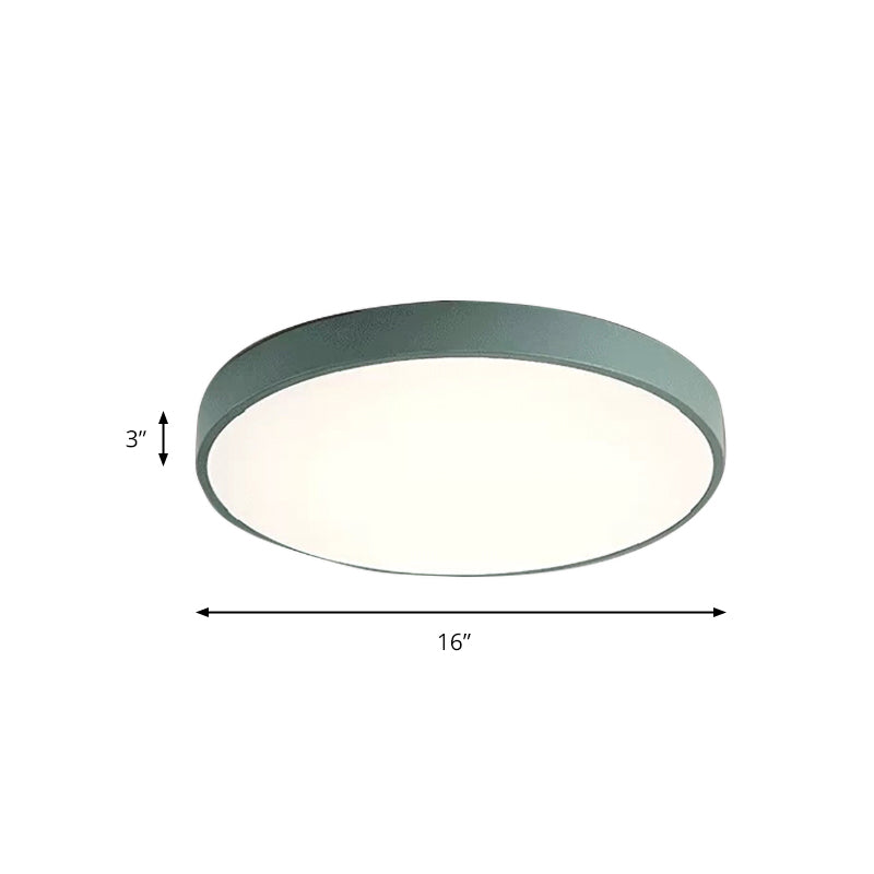 Bedroom Ceiling Light Modern, Acrylic Round Flush Mount Light for Kids Clearhalo 'Ceiling Lights' 'Close To Ceiling Lights' 'Close to ceiling' 'Flush mount' Lighting' 168118