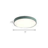 Bedroom Ceiling Light Modern, Acrylic Round Flush Mount Light for Kids Clearhalo 'Ceiling Lights' 'Close To Ceiling Lights' 'Close to ceiling' 'Flush mount' Lighting' 168119