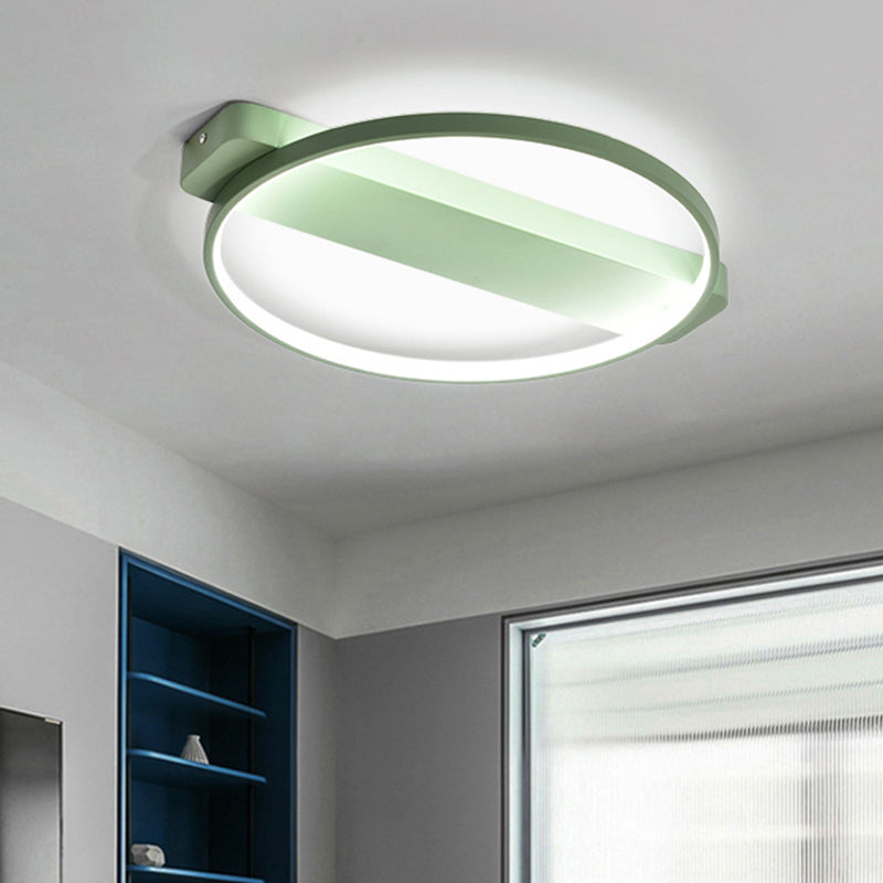 Bedroom Ceiling Light LED, Semi Flush Light with Acrylic Ring for Kids Modern Style Clearhalo 'Ceiling Lights' 'Close To Ceiling Lights' 'Close to ceiling' 'Flush mount' Lighting' 168178