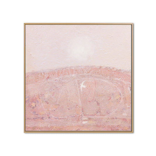 Light Color Scandinavian Style Canvas Creative Landscape Painting for Guest Room Clearhalo 'Arts' 'Canvas Art' 1691698