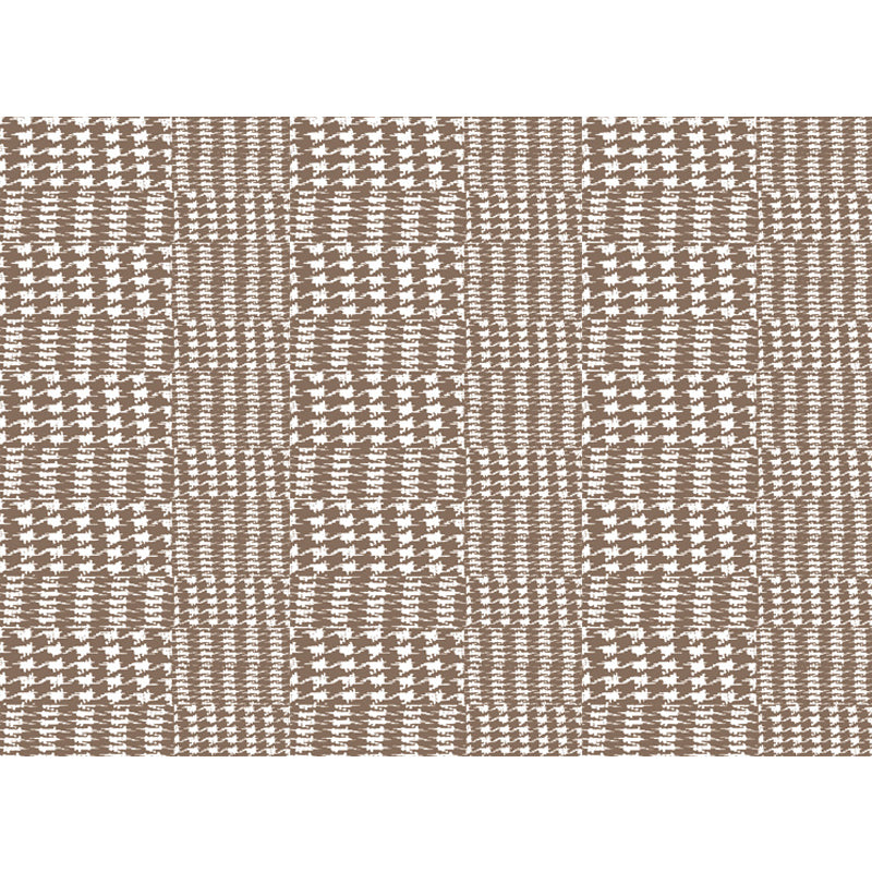 Novelty Modern Rug in Brown Houndstooth Pattern Rug Polyester Non-Slip Backing Carpet for Home Decoration Clearhalo 'Area Rug' 'Modern' 'Rugs' Rug' 1692640